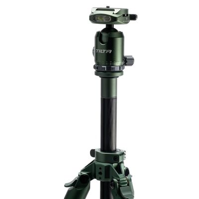 Tilta Reisekugelkopf mit 3-stufigen Stativbeinen aus Kohlefaser (5KG)  Waldgrün