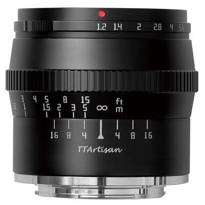 TTArtisan 50mm f/1,2  Nikon Z DX schwarz