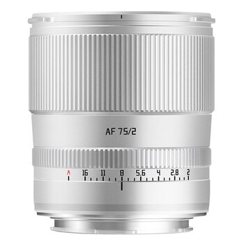 TTArtisan AF 75mm f/2  L Mount silber