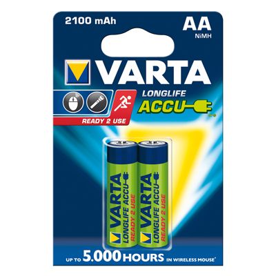 Varta Akku AA Mignon Ready2Use 2100mAh  2er-Pack