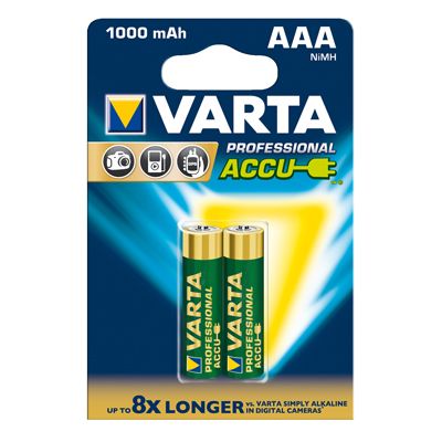 Varta Akku AAA NiMH Micro 1000mAh 2er-Pack 