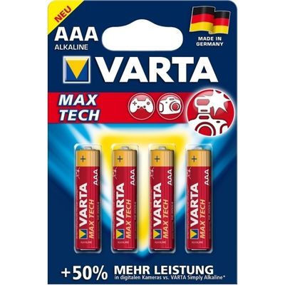 Varta Batterie 4703 Max Tech  4er-Pack