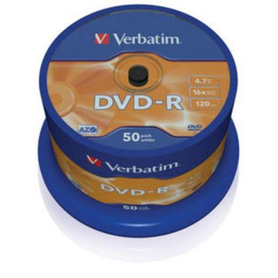 Verbatim DVD-R 16x Matt Silver 50x 