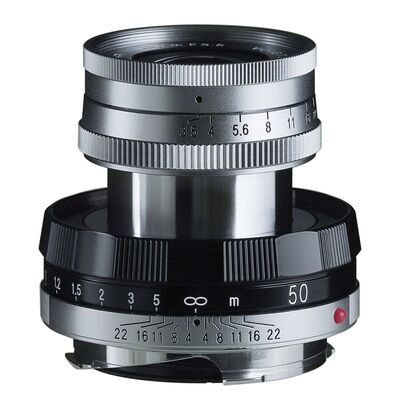 Voigtländer APO-Lanthar Typ I 50mm f/3,5 VM  Leica M silber/schwarz 2-tone