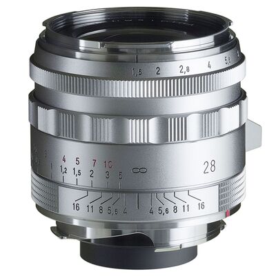 Voigtländer Nokton 28mm f/1,5 Type II VM asphärisch  Leica M silber