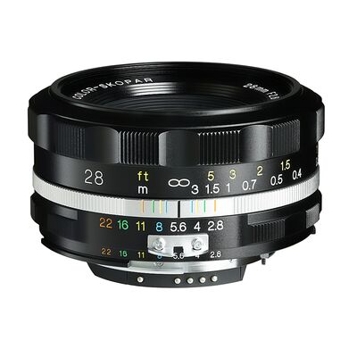 Voigtländer Color Skopar 2,8/28mm SLII-S asphärisch  Nikon FX schwarz