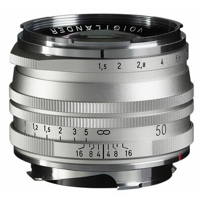 Voigtländer Nokton 50mm f/1,5 VM M.C.asphärisch  Leica M silber
