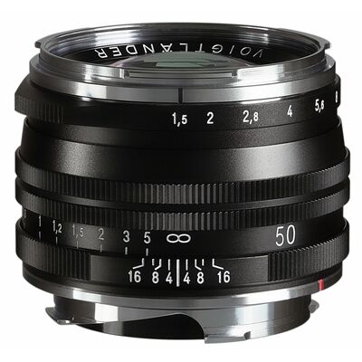 Voigtländer Nokton 50mm f/1,5 VM II M.C.asphärisch  Leica M schwarz