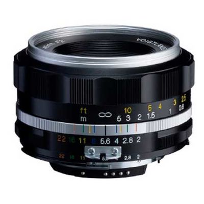 Voigtländer Ultron 40mm f/2,0 asph SLII-S AIS  Nikon FX silber