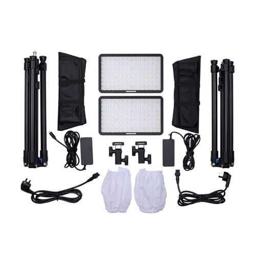 Amaran Pano  60c 2-Light Kit (EU) charcoal