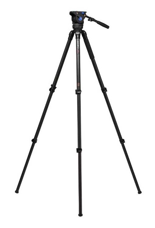 Benro Series 3 Carbon Fibre Single Tube Video Tripod with BV6H head - C373FBV6H 