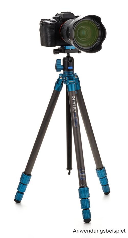 Benro Super Slim Stativ Kit inkl. Kopf  Carbon