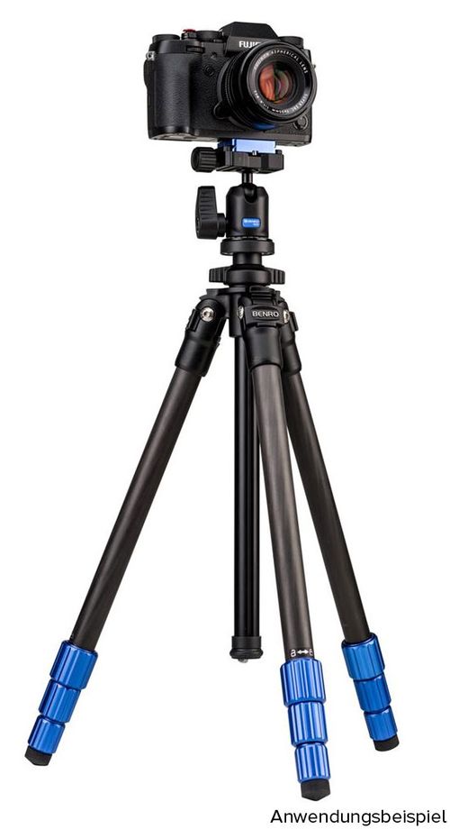 Benro Travel Slim tripod mit N00 Kopf  Carbon