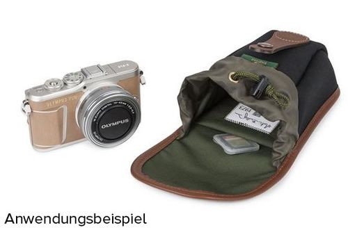 Billingham Avea 7  Black Fibrenyte/Tan