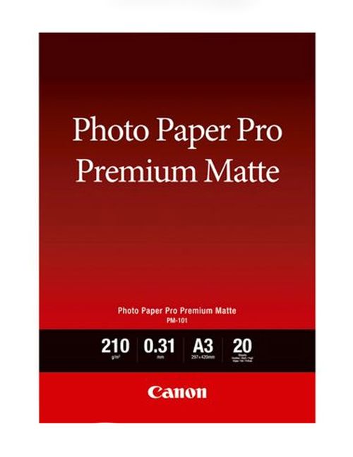 Canon PM-101 Premium-Fotopapier matt A3  20 Blatt 