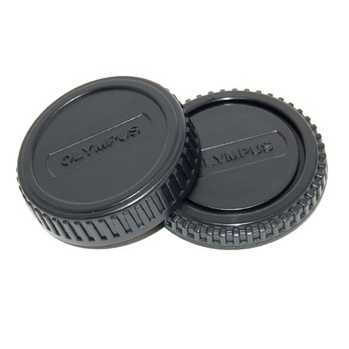 Caruba Gehäusedeckel und Objektivrückdeckel  Olympus FT