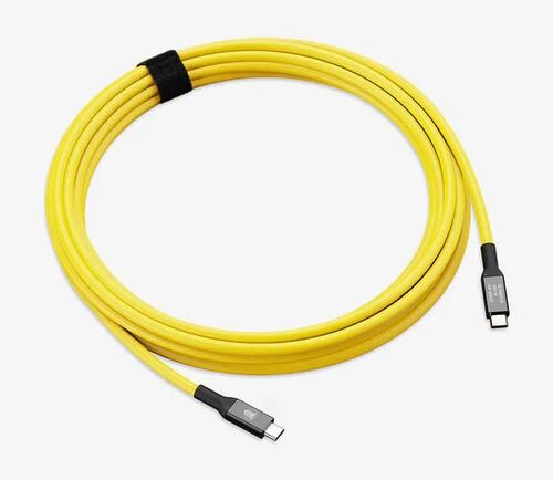 COBRAUNION USB-C Tether Kabel - 5M 20G  Gerade - Gerade gelb