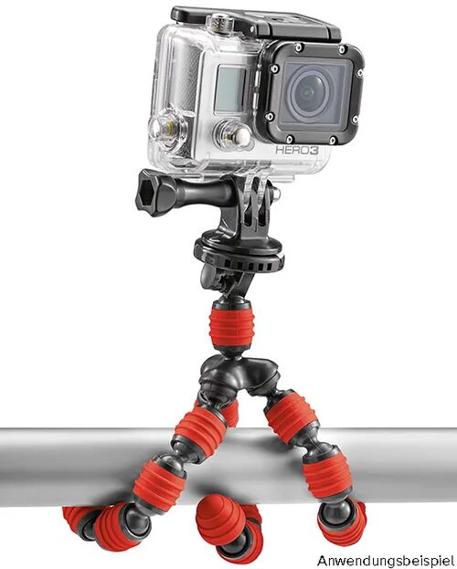 Cullmann ALPHA 350 mobile red, minitripod 