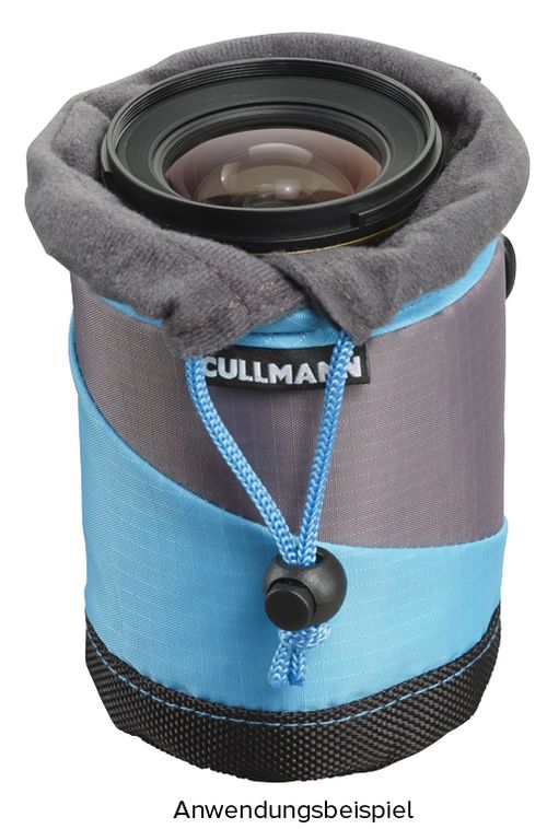 Cullmann Lens Container (Small)  cyan-grau