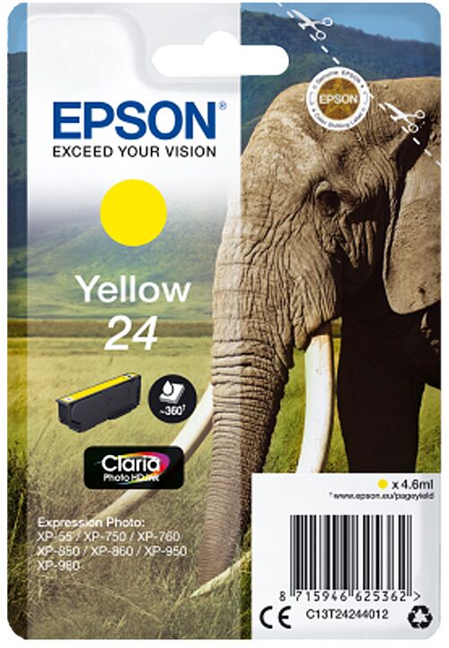 Epson Tintenpatrone Claria Photo HD T 242  yellow