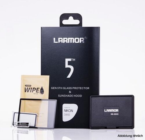 GGS Larmor LCD Schutzglas Type V für Nikon D850 