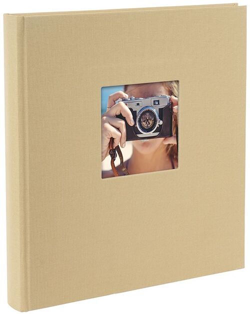 goldbuch Fotoalbum Bella Vista 30x31 60 schwarze Seiten  Beige