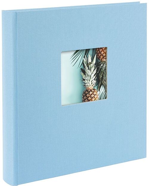 goldbuch Fotoalbum Bella Vista 30x31 60 schwarze Seiten  himmelblau