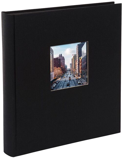 goldbuch Fotoalbum Bella Vista 30x31 60 schwarze Seiten  schwarz