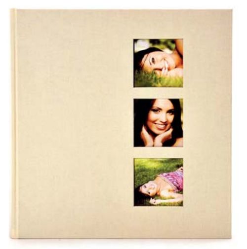 goldbuch Fotoalbum Style 30x31 60 weiße Seiten  beige