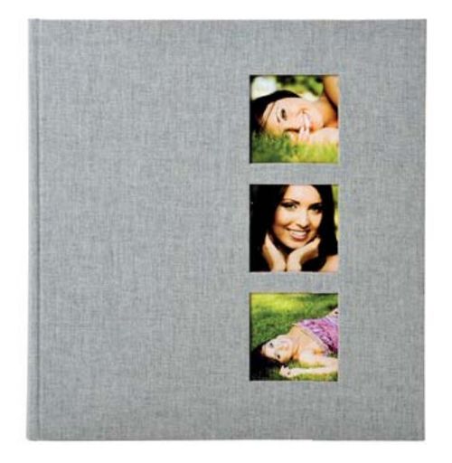 goldbuch Fotoalbum Style 30x31 60 weiße Seiten  grau