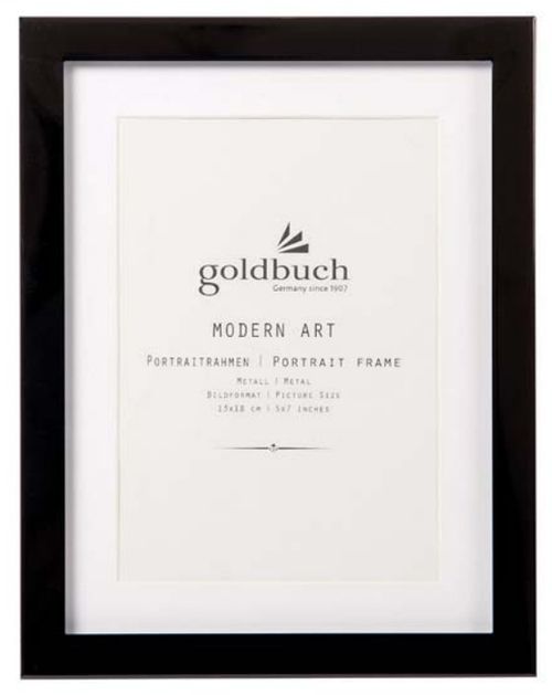 goldbuch Modern Art Black 18x24 Metall Portraitrahmen 