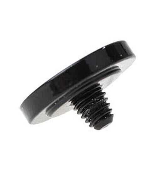 JJC Ergonomischer Auslöseknopf zum Einschrauben konkav - z.B. für ausgewählte Fuji und Leica Kameras  schwarz