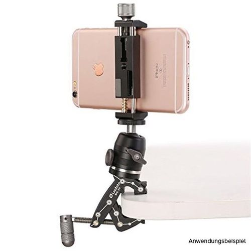 Leofoto Pocket Clamp MC-30 + Kit incl. Mini Ballhead 19 + Smartphone Halter 