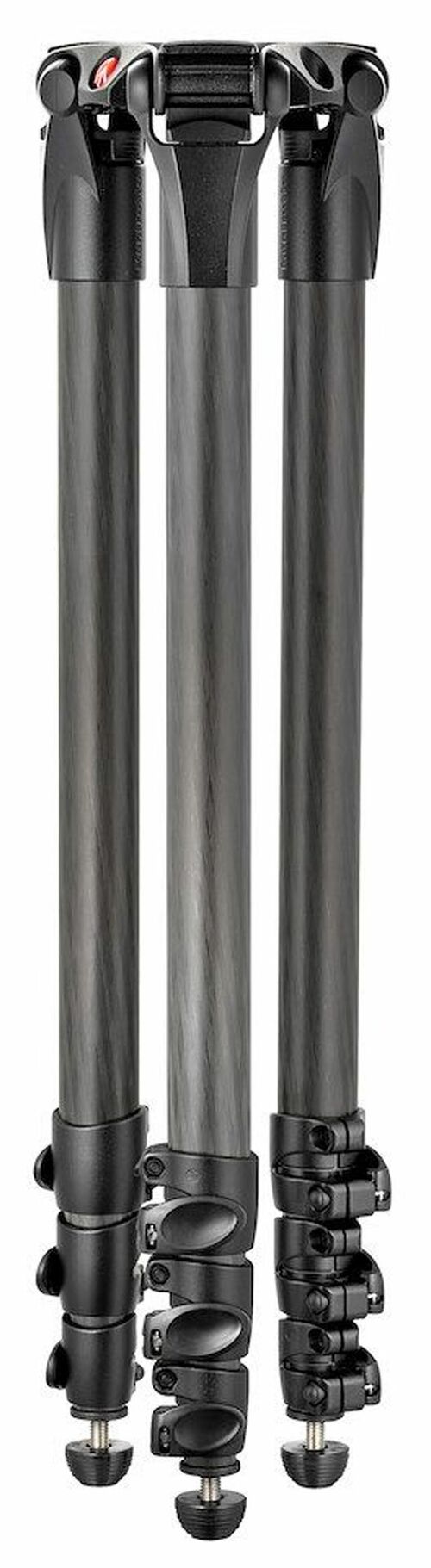 Manfrotto Kompaktes Carbon-Videostativ mit 3 Auszügen 