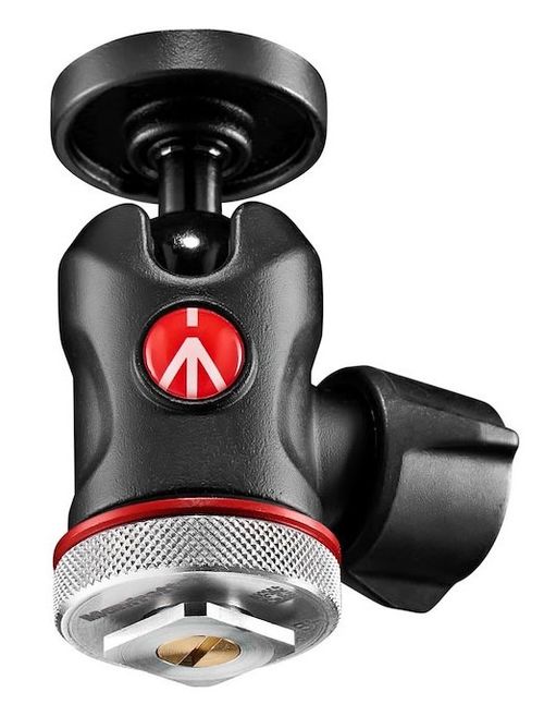 Manfrotto Kugelkopf Micro 492 mit Blitzschuh 