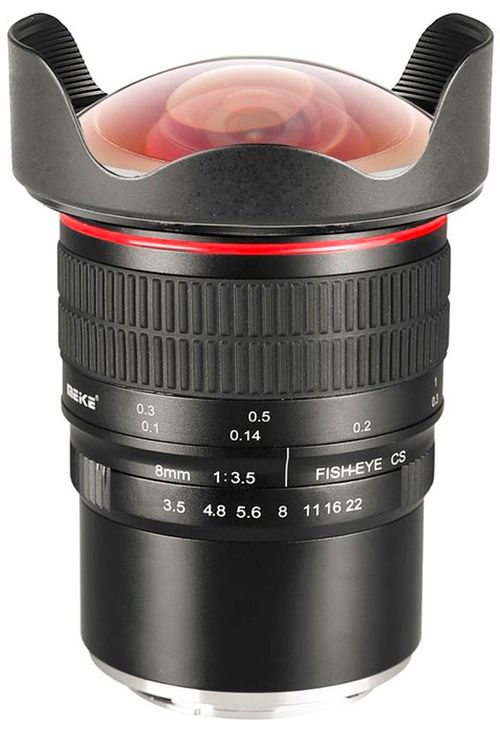 Meike 8mm f/3,5 Zirkular Fisheye  Nikon F-Mount