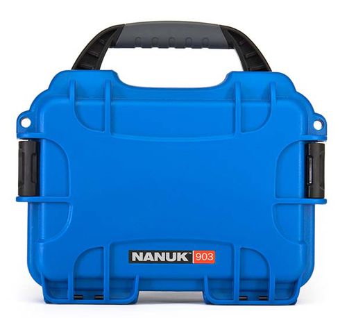 Nanuk Case 903 mit Schaumstoffeinlage  blau