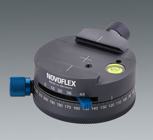 Novoflex Panoramaplatte mit Schnellkupplung Gravur 360 Grad Rasterung 16/30/36/48 