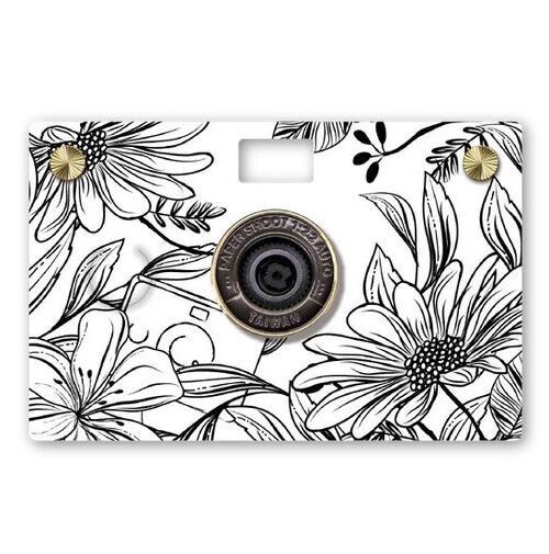 Paper Shoot Coloring Paper Case  Flower Painting