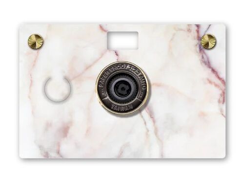 Paper Shoot Stone Pattern Paper Case  Bianco Rose
