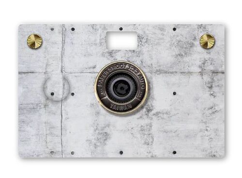 Paper Shoot Stone Pattern Paper Case  Exposed Concrete