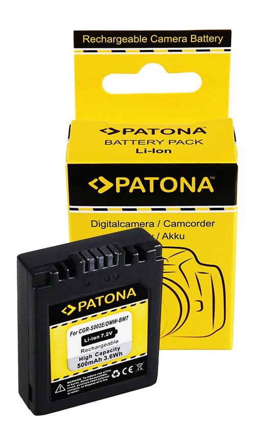 Patona Akku für Panasonic  CGA-S002