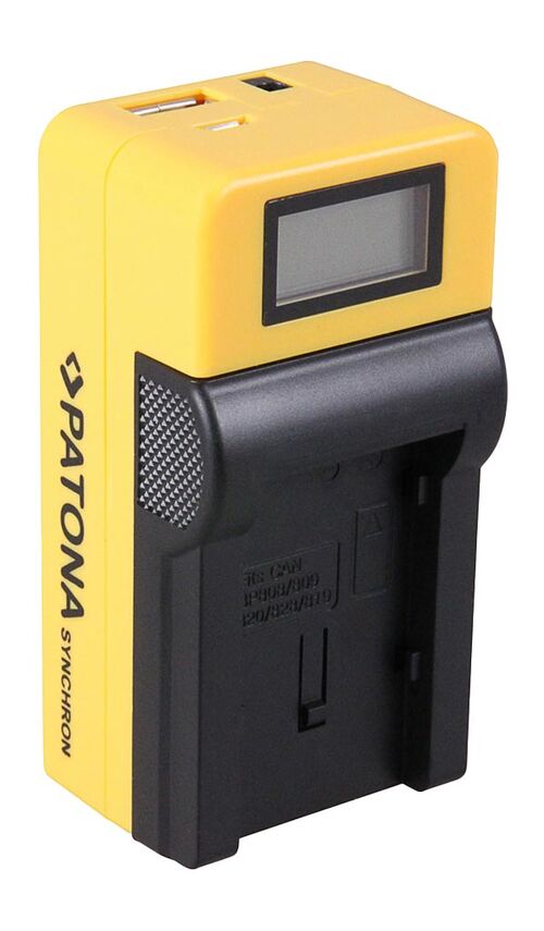 Patona Synchron USB Ladegerät für Canon  BP808 BP-808 BP819