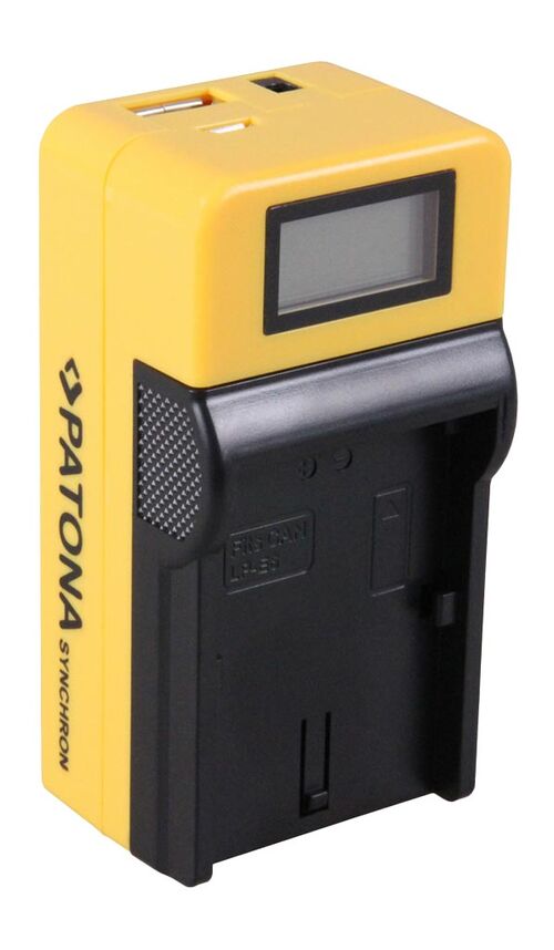 Patona Synchron USB Ladegerät für Canon  LP-E6