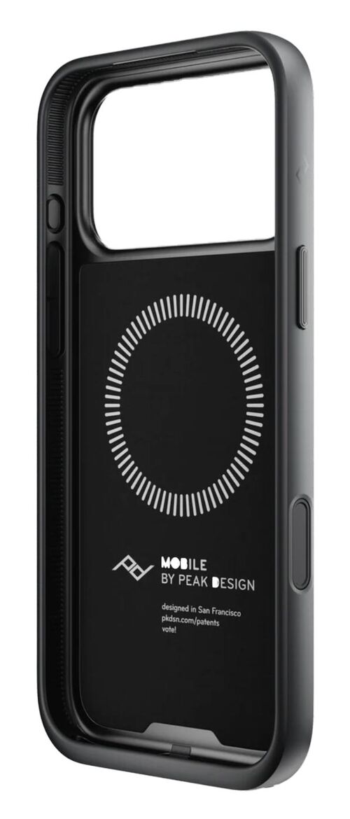 Peak Design Mobile Everyday Magnet Case für Apple iPhone 17 Pro Max  Black mit Fingerschlaufe