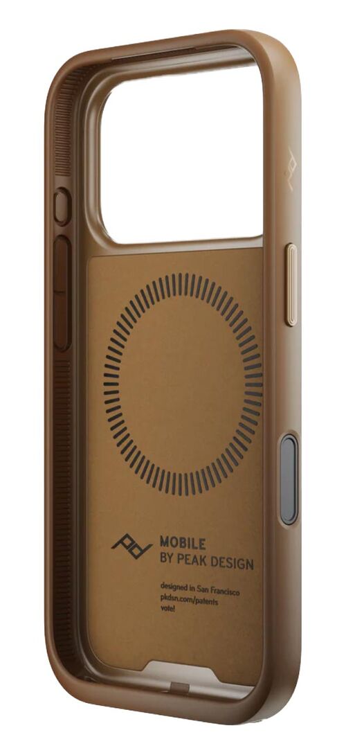 Peak Design Mobile Everyday Magnet Case für Apple iPhone 17 Pro  Tan ohne Fingerschlaufe