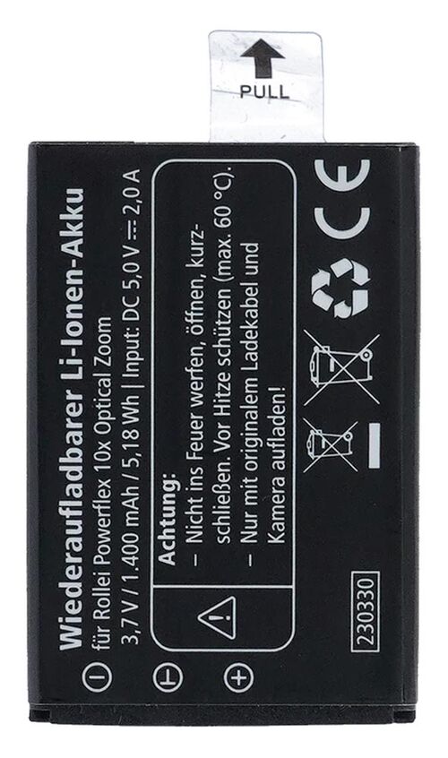 Rollei Akku für Powerflex 10x 