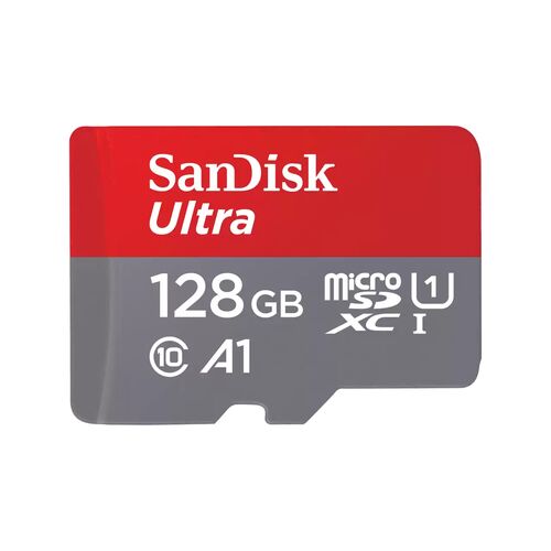 SanDisk microSDXC-Karte+SD Adapter A1 Class 10 UHS-I, Speicherkarte  128 GB 140MB/s