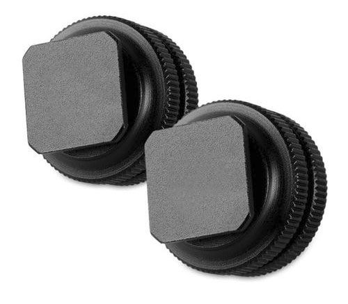 SmallRig 1631 Cold Shoe Adapter with 3/8 Zoll to 1/4 Zoll Thread(2pcs Pack) 