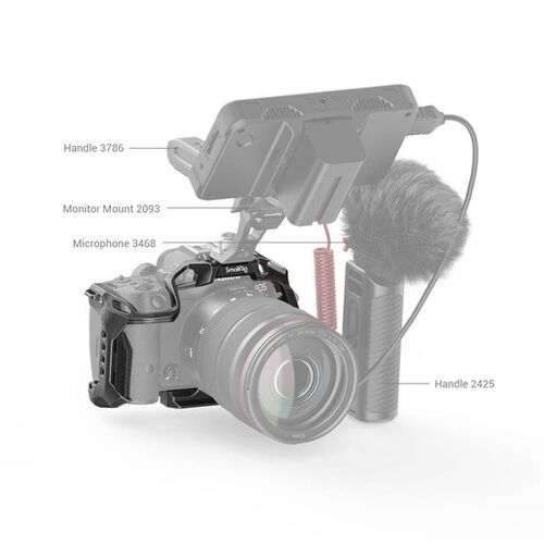SmallRig 4003 Black Mamba Cage für Canon EOS R7 